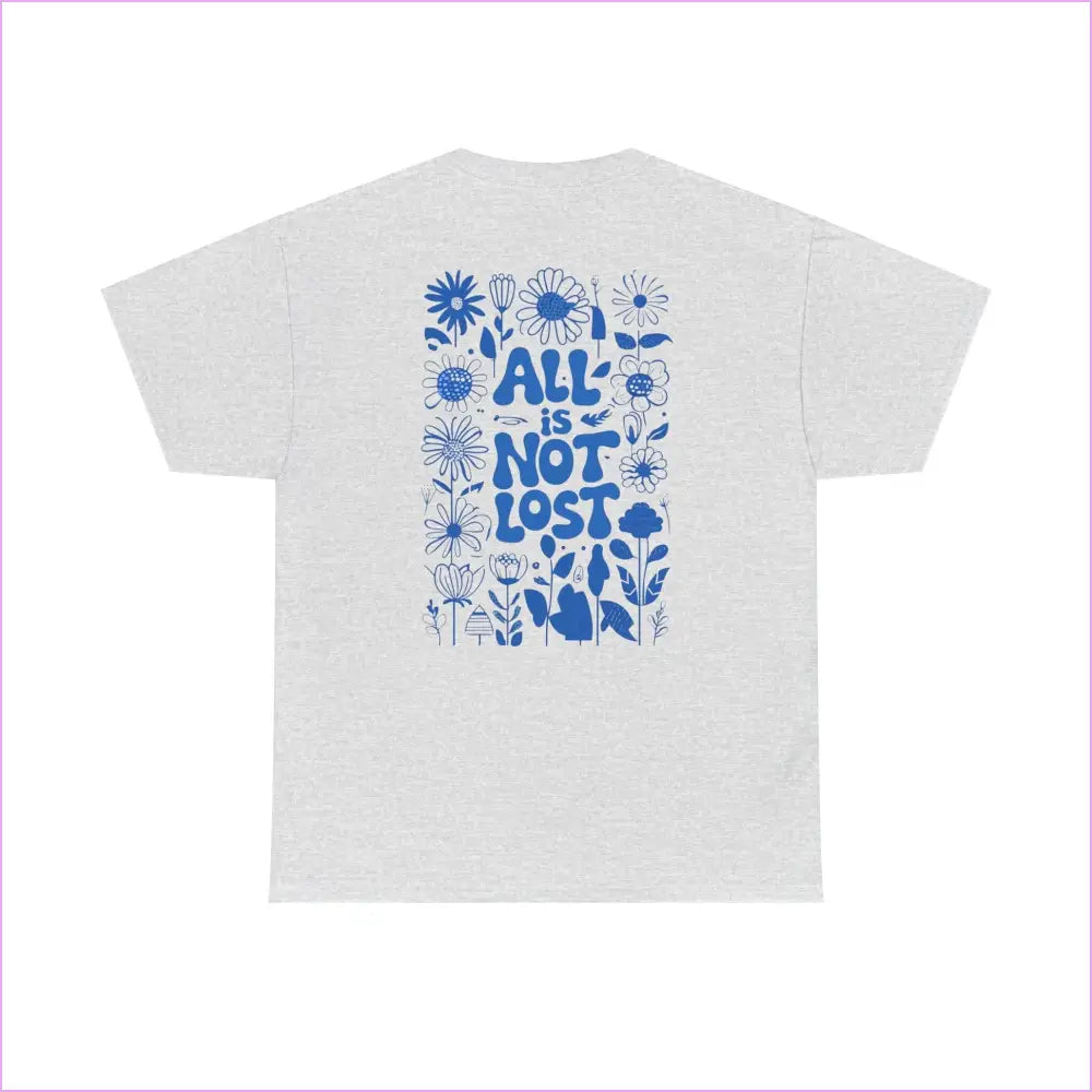 Unisex Heavy Cotton Tee - ’All is Not Lost’ Botanical Design - T-Shirt