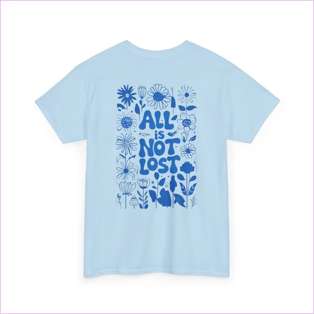 Unisex Heavy Cotton Tee - ’All is Not Lost’ Botanical Design - T-Shirt