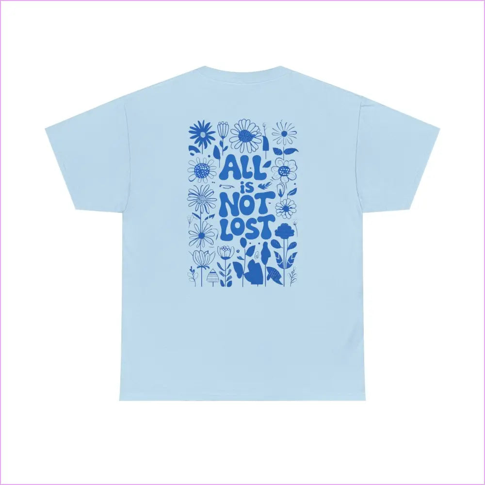 Unisex Heavy Cotton Tee - ’All is Not Lost’ Botanical Design - T-Shirt