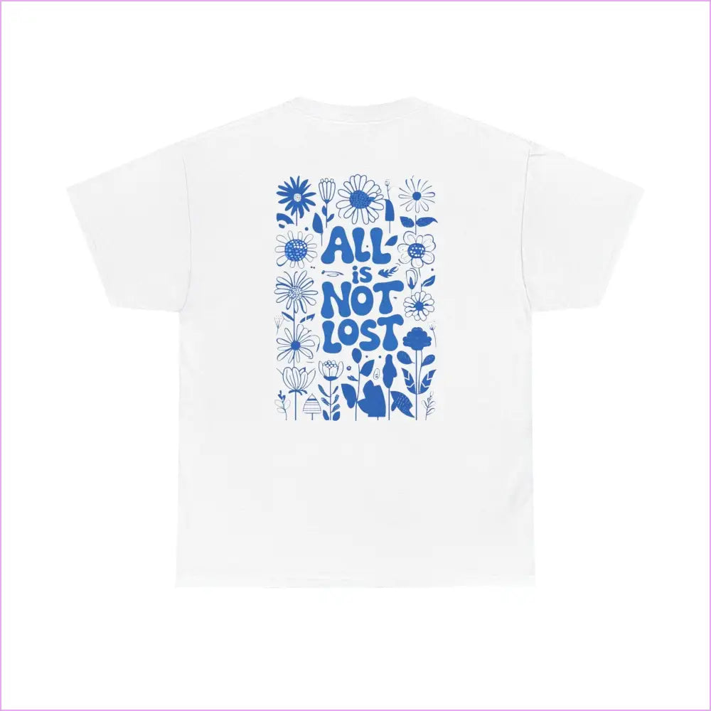 Unisex Heavy Cotton Tee - ’All is Not Lost’ Botanical Design - T-Shirt