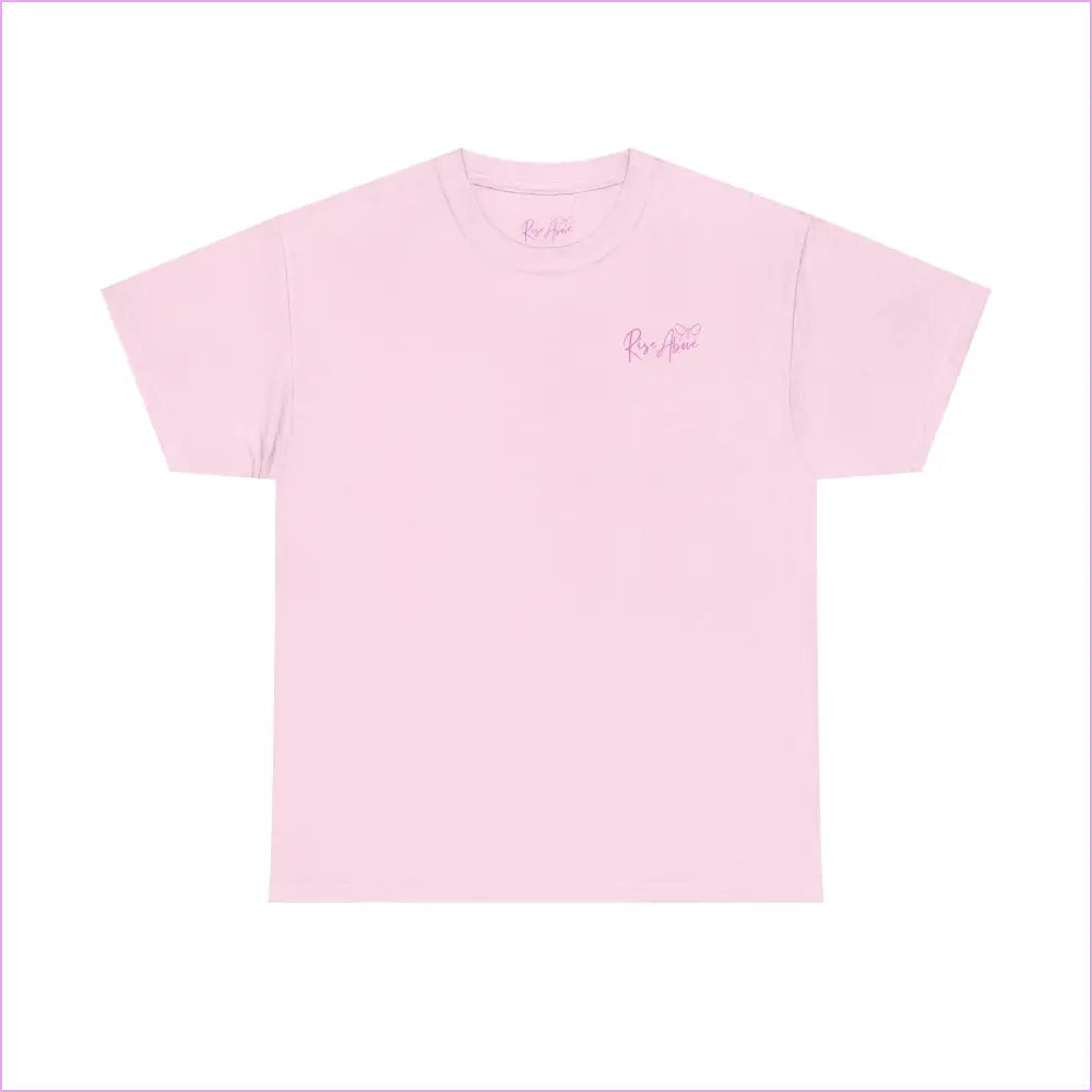 Unisex Inspirational Message Tee - You are Worthy Beautiful Loved and Enough - Light Pink / S - T-Shirt