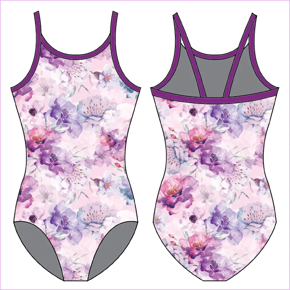 VIOLET GYMNASTICS LEOTARD - GYMNASTICS LEOTARDS
