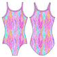 WATERCOLORS GYMNASTICS LEOTARD