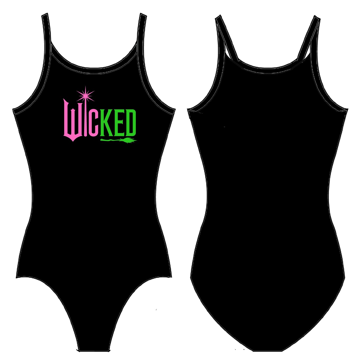 WICKED LOGO GYMNASTICS LEOTARD