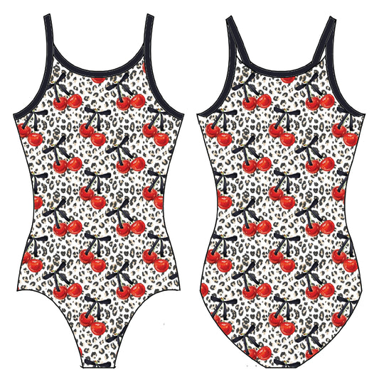WILD CHERRIES GYMNASTICS LEOTARD