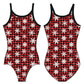 WINTER FLANNEL GYMNASTICS LEOTARD