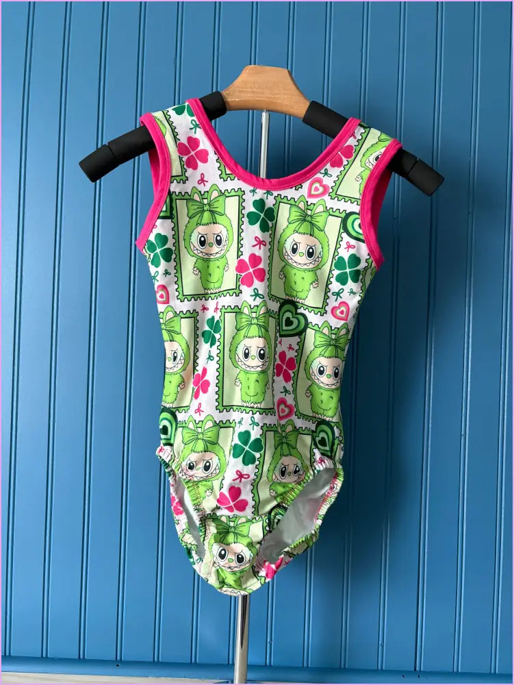 YL Tank Luck Labubu Gymnastics leotard
