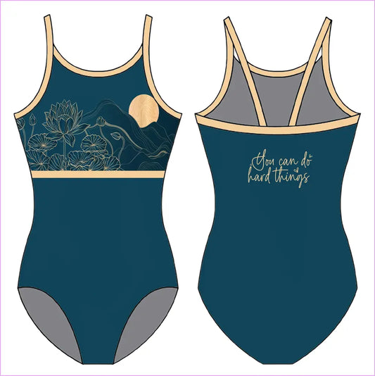 YOU CAN DO HARD THINGS GYMNASTICS LEOTARD - GYMNASTICS LEOTARDS