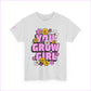 You Grow Girl Floral Unisex Heavy Cotton Tee - T-Shirt