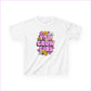 You Grow Girl Kids Heavy Cotton Tee - Floral Design T-Shirt for Girls - White / XS - Kids clothes