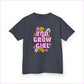You Grow Girl Kids Heavy Cotton Tee - Floral Design T-Shirt for Girls - Kids clothes
