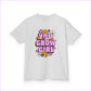 You Grow Girl Kids Heavy Cotton Tee - Floral Design T-Shirt for Girls - Kids clothes