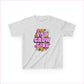 You Grow Girl Kids Heavy Cotton Tee - Floral Design T-Shirt for Girls - Ash / XS - Kids clothes