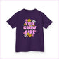 You Grow Girl Kids Heavy Cotton Tee - Floral Design T-Shirt for Girls - Kids clothes