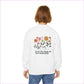 Youth Crewneck Sweatshirt - ’Trust The Magic Of New Beginnings’ Floral Design - Kids clothes