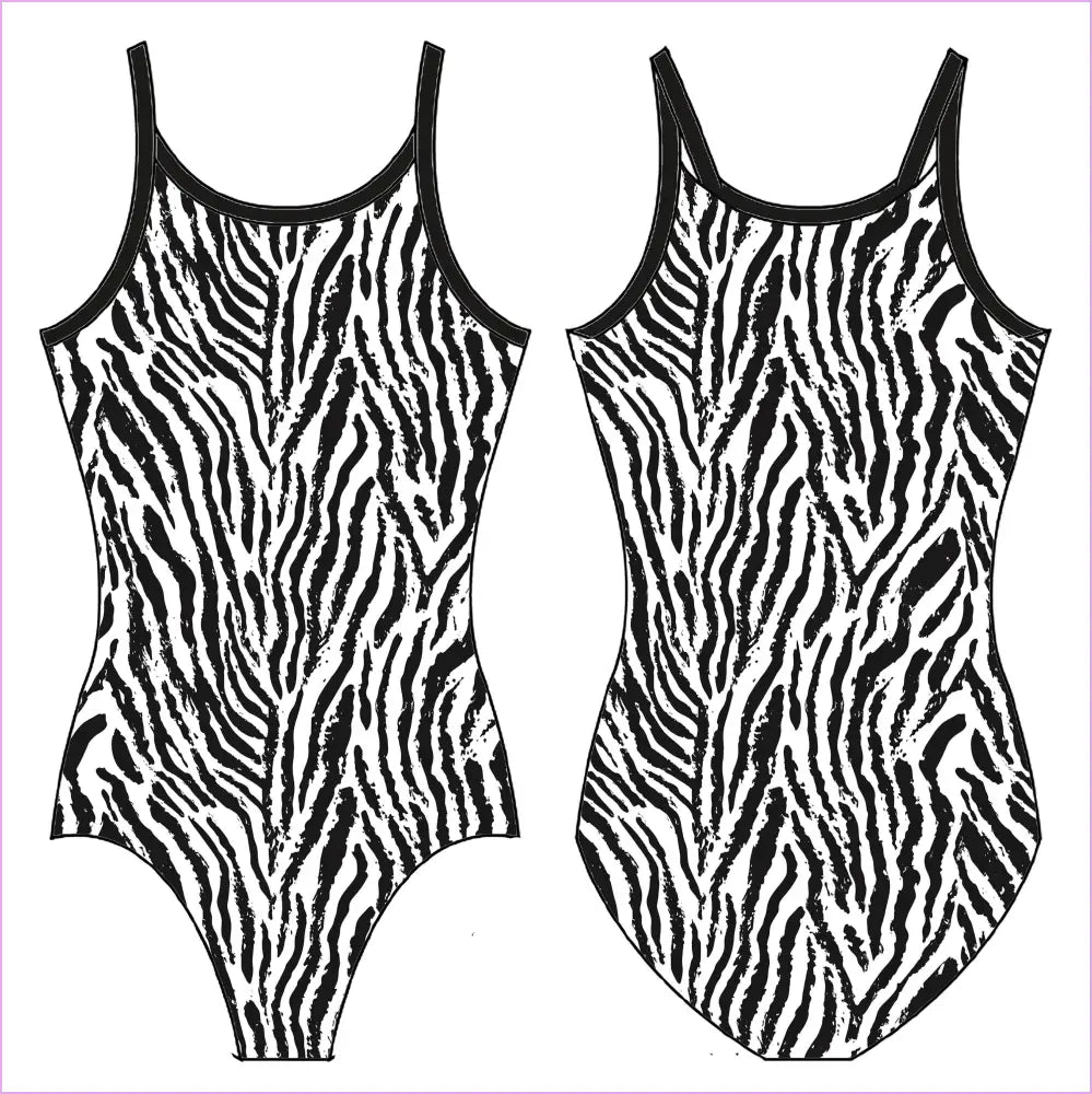 ZEBRA GYMNASTICS LEOTARD - GYMNASTICS LEOTARDS