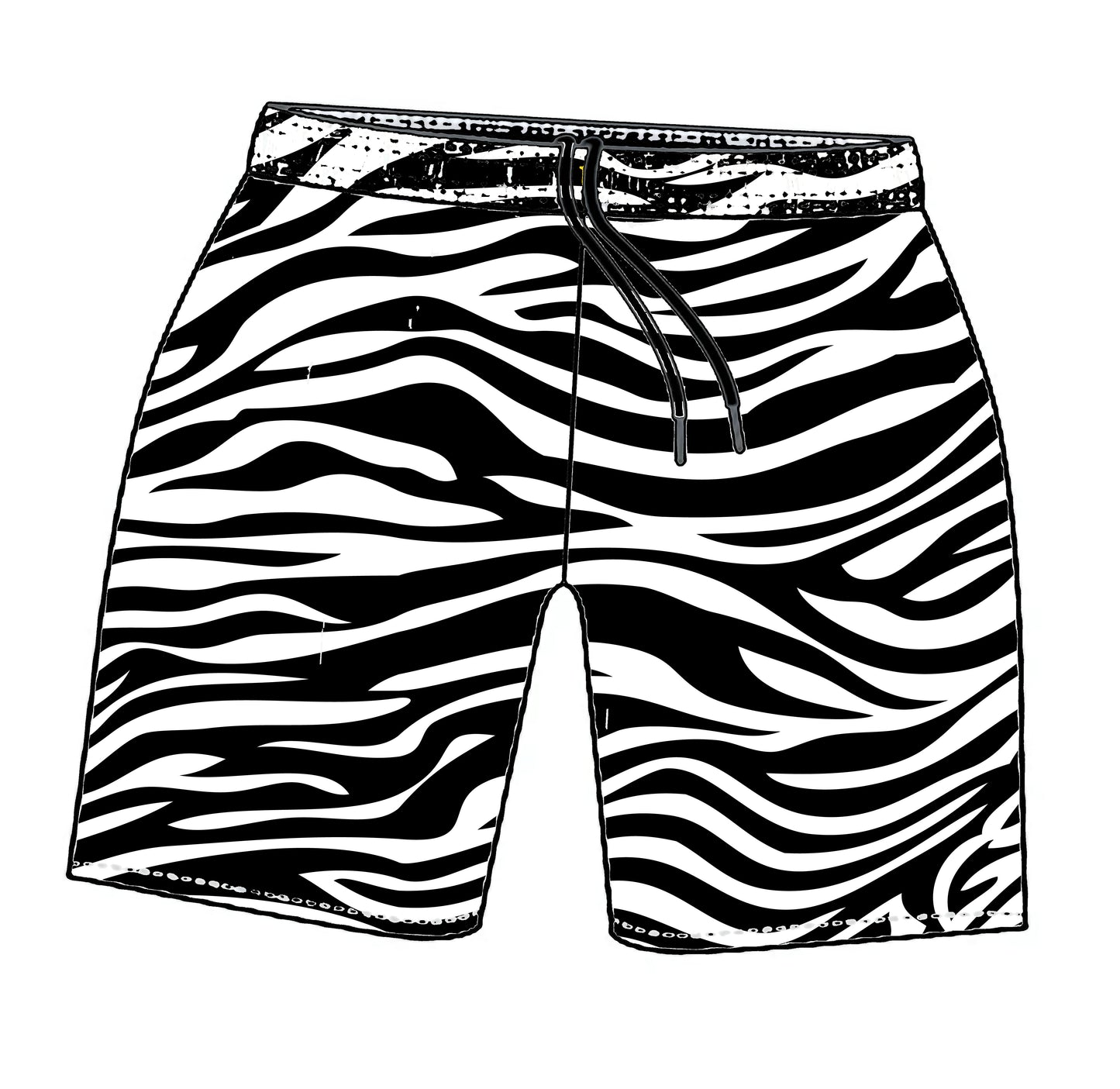 ZEBRA MENS TRAINING SHORTS