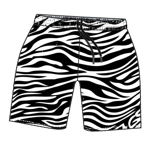 ZEBRA MENS TRAINING SHORTS